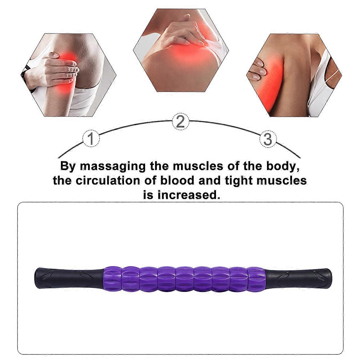 Massage Stick Plastic Muscle Roller for Home Use 1Pcs