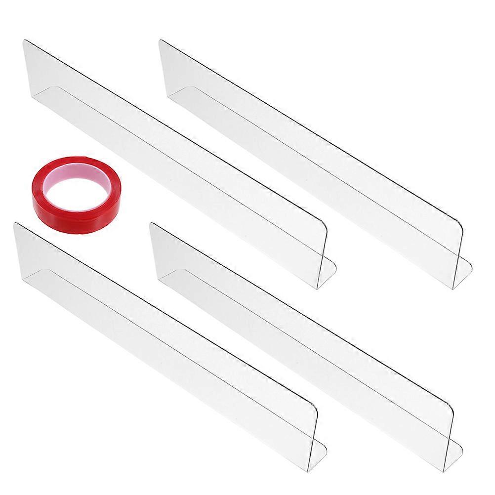 Windowsill Protector Transparent ABS Cover for Cats Scratching 3Pcs