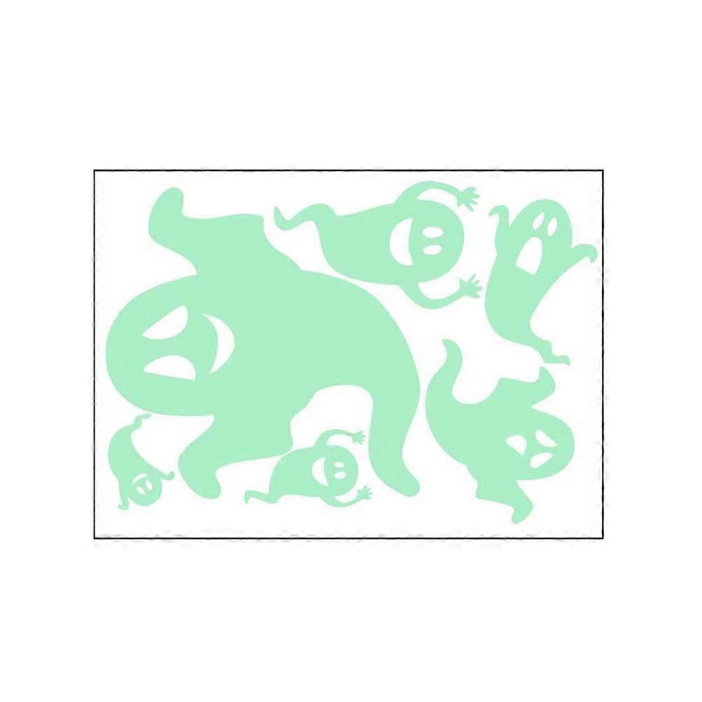 Festive Wall Sticker Halloween Cartoon Ghost for Decoration 2 Sheets