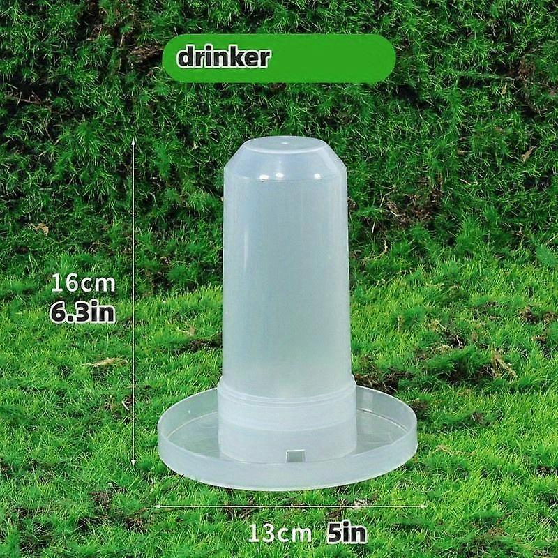 1pc Automatic Bird Feeder and Water Dispenser for Parrots, Chickens, Pigeons - Convenient and Hygienic Feeding Solution