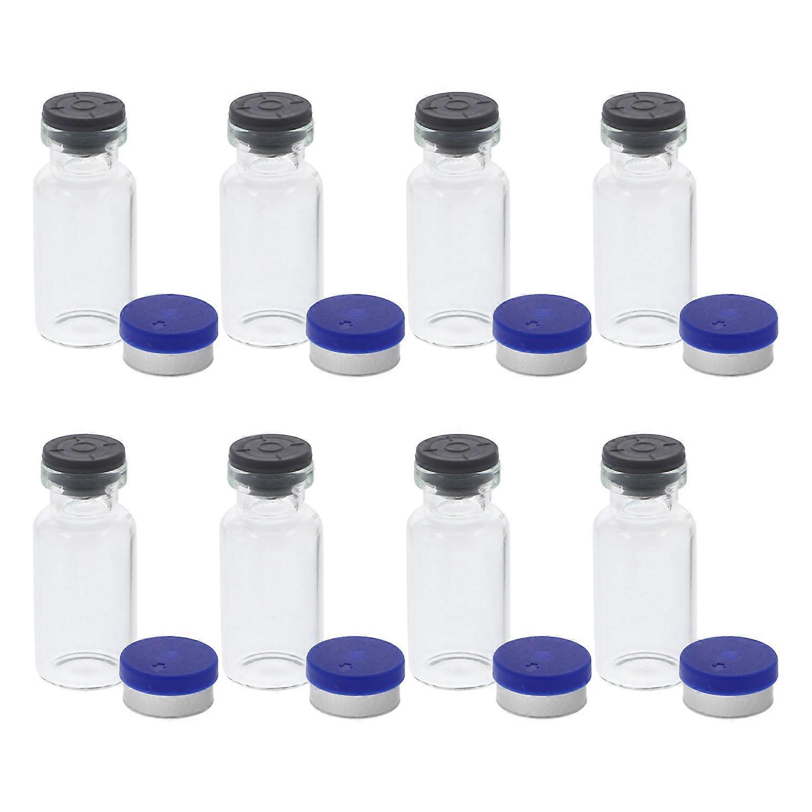Glass Vial Small Storage Bottles for Liquid Sample 12Pcs