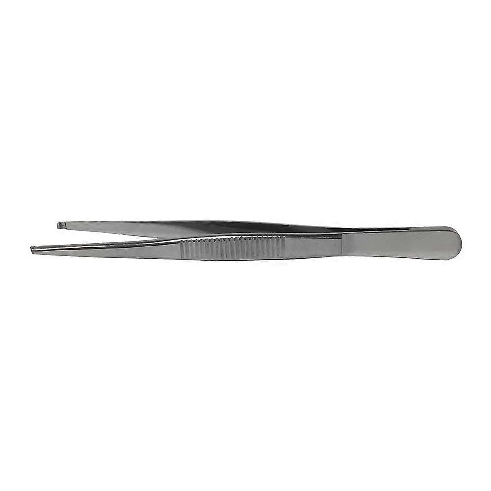 Stainless Steel Screw Holding Tweezers with Secure Grip Grooved Tip for Precision Electronics