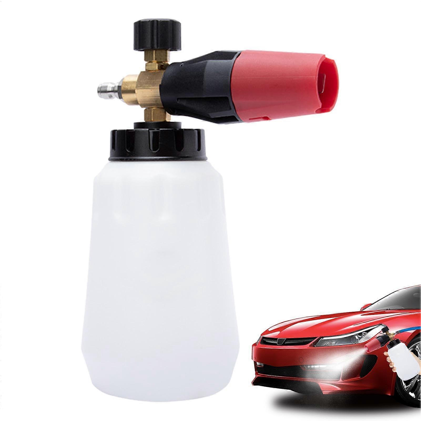 Foam Cannon for Pressure Washer with Adjustable Spray Angle and Dense Foam Cleaning for Cars