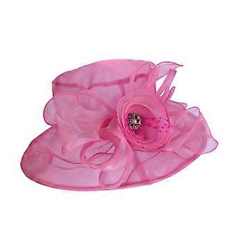 Strandhoed Zonnebrandbloem Decor Mesh Brede Rand Middeleeuwse Vrouwen Platte Cap Hoofddeksels