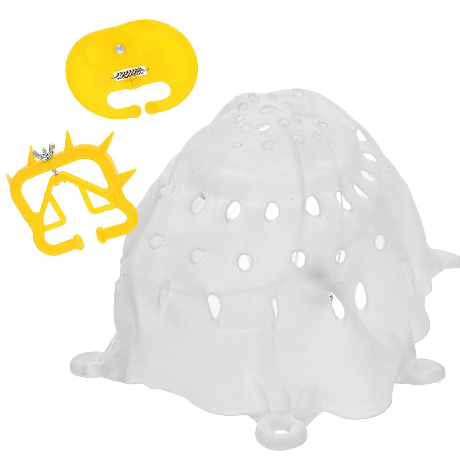 Calf Weaner Ring Sturdy Plastic Cattle Nose Clip for Animal Use 2Sets