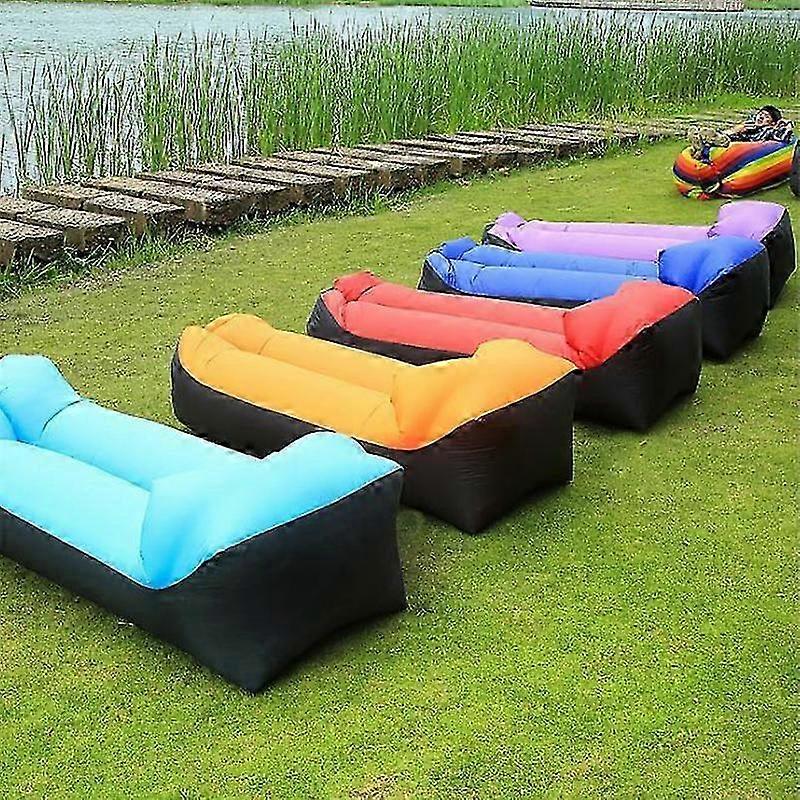 Trend Outdoor Products Fast Infaltable Air Sofa Bed Good Quality Sleeping Bag Inflatable Air Bag Lazy Bag Beach Sofa 240*70cm