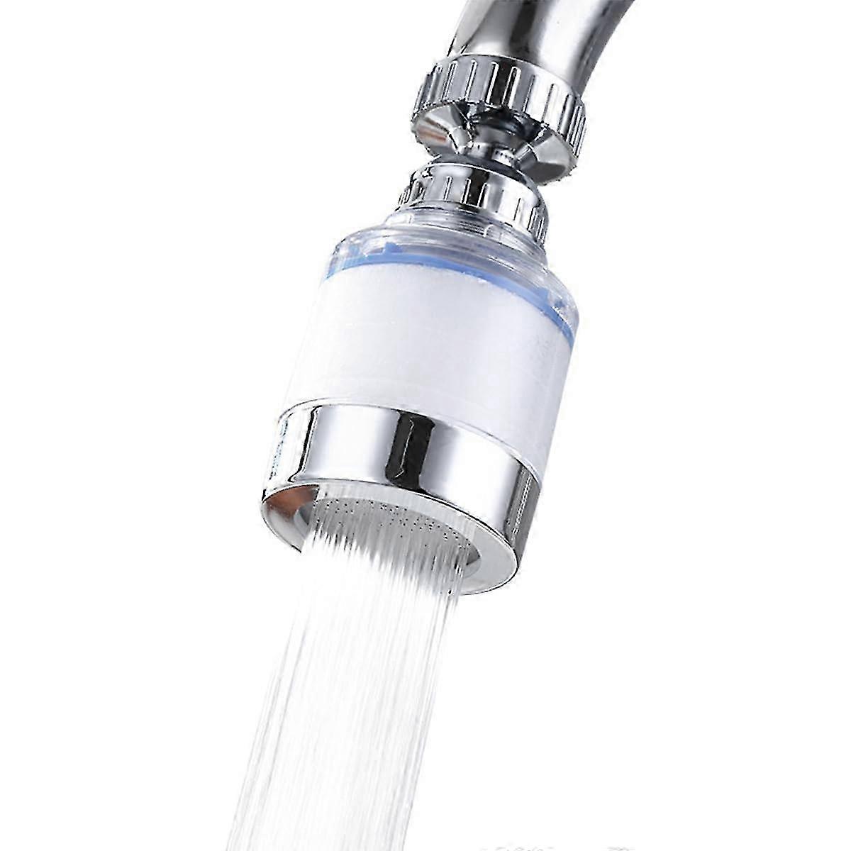 Water Filter Tap 2Pack 360Degree Rotatable Filter With Replaceable Filter Element Universal Fit Kitchen Bathroom 2025