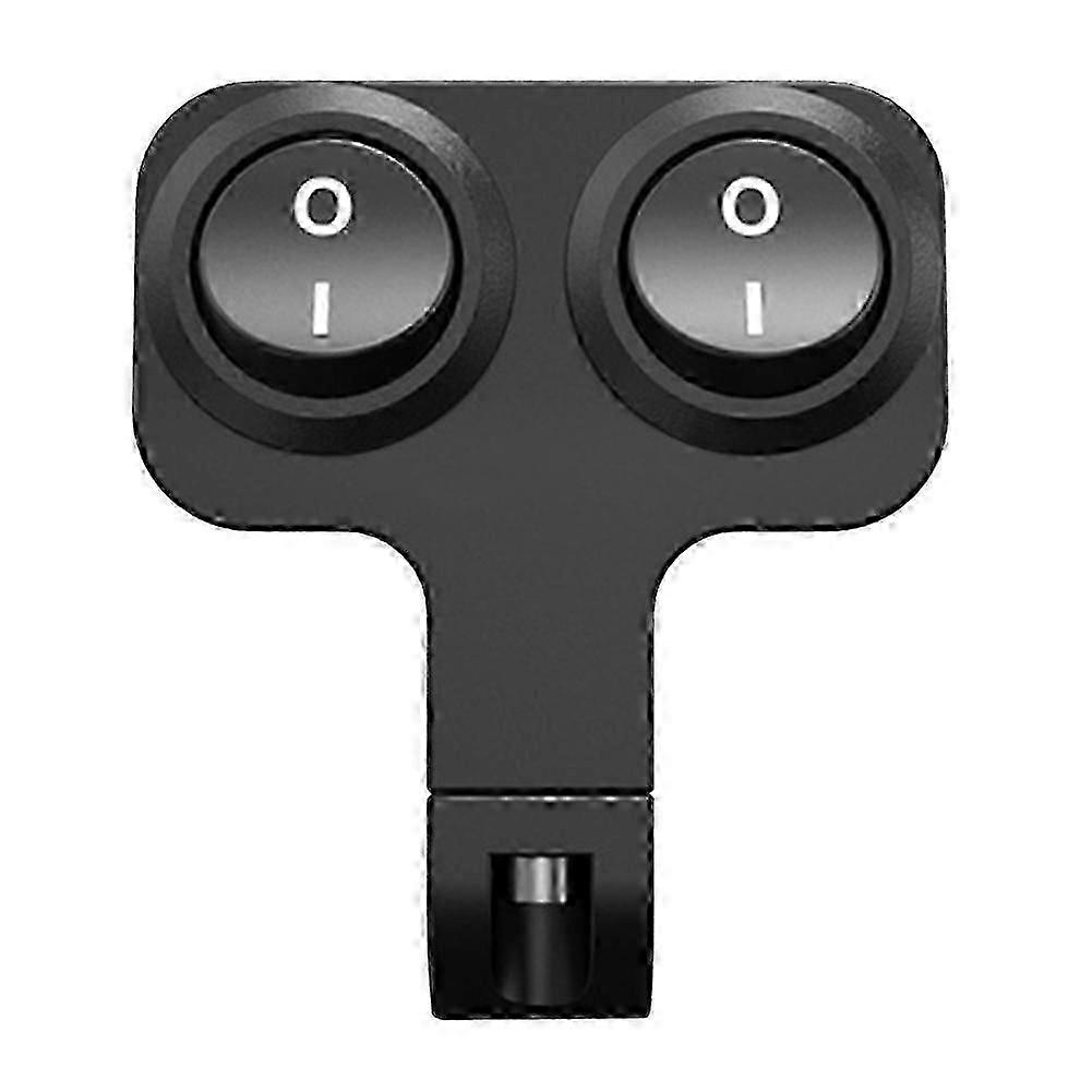 Double Handlebar Control Switch for 12V Motorcycle Headlight and Indicator Lights