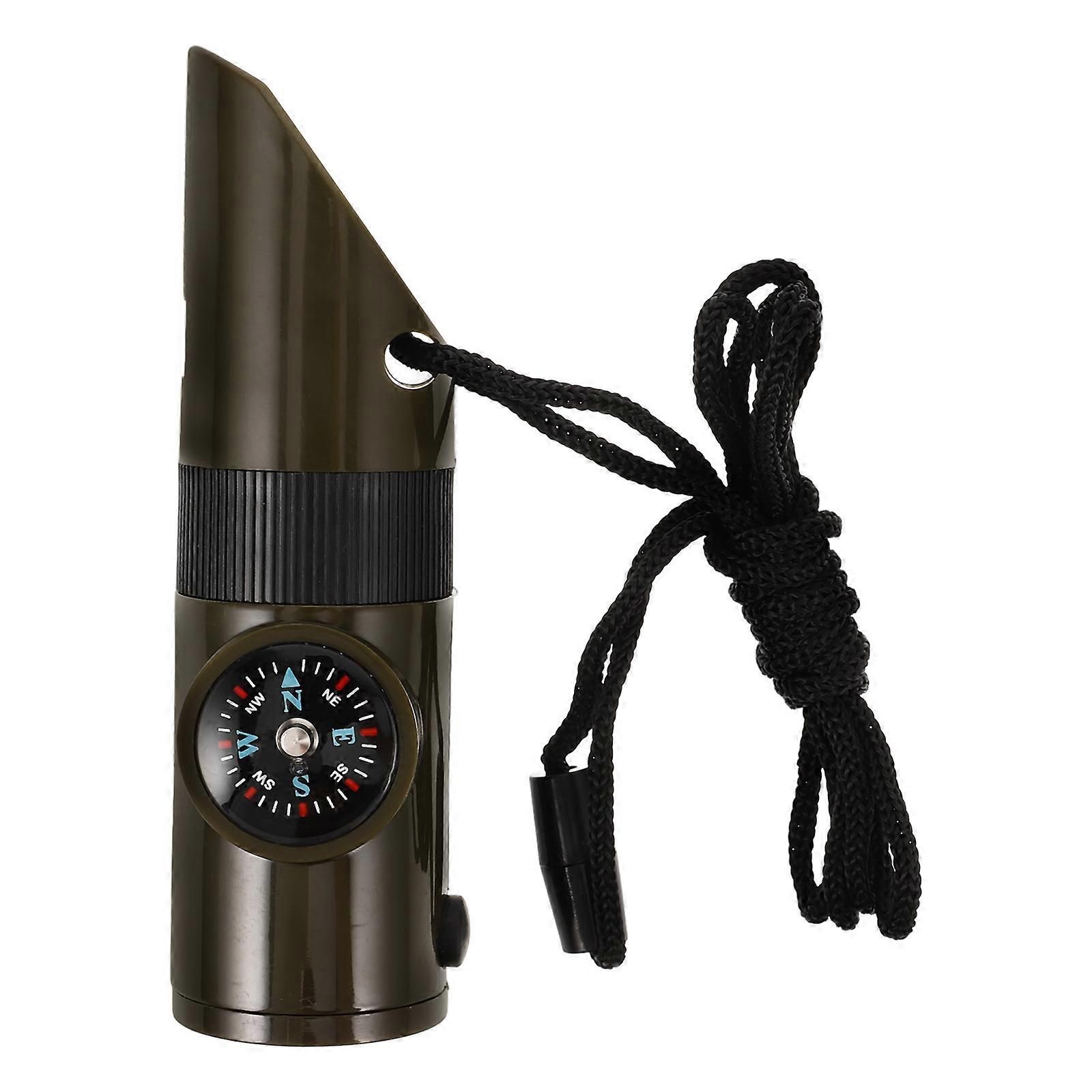 Multi Functional Survival Whistle with Thermometer for Emergency Use