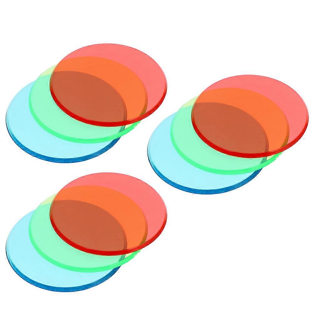 Color Filter Board Plastic Teaching Tool with 6Sets for Optics Education