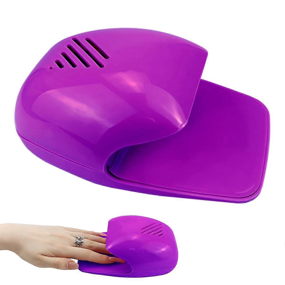 Nail Dryer with Fast Drying Compact Design for Regular Polish Manicure Pedicure, Purple