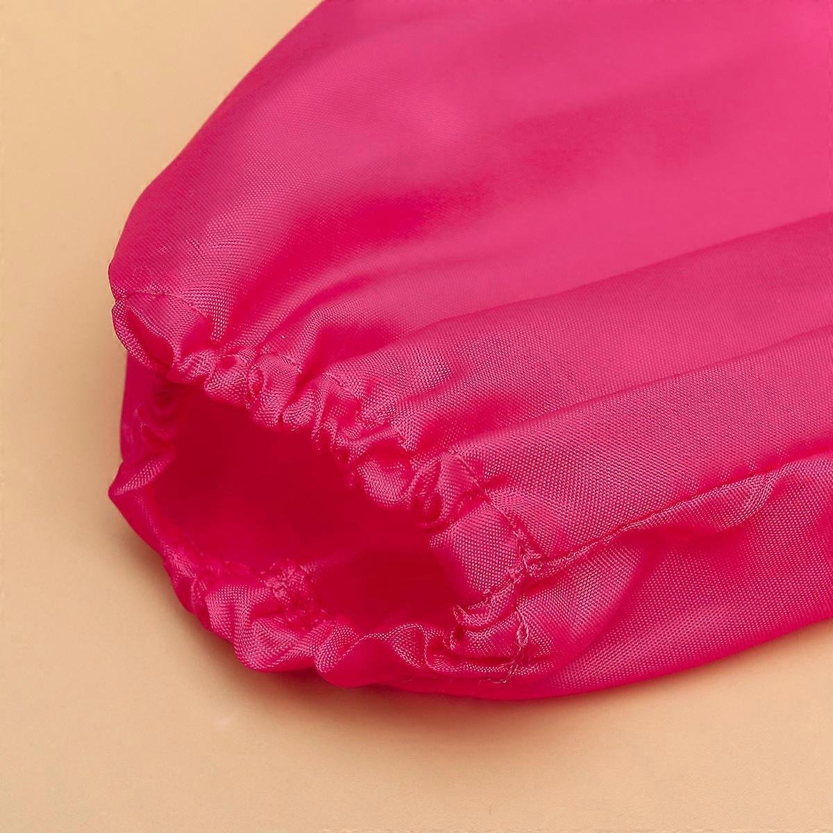 Giraffe Pattern Waterproof Bib For Babies Art Activities Red 1Pack