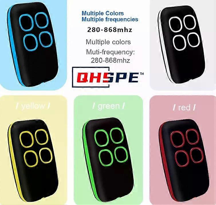 Garage Door Remote Control Duplicator 286MHz-868MHz Multi-Frequency Code Grabber Clone Gate Key Fob Command Hand Transmitter