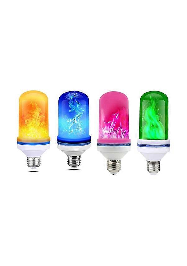 Padalink Led Flame Light Simulated Dynamic Flame Bulb E26 Red Smart Light Weight Sensorless