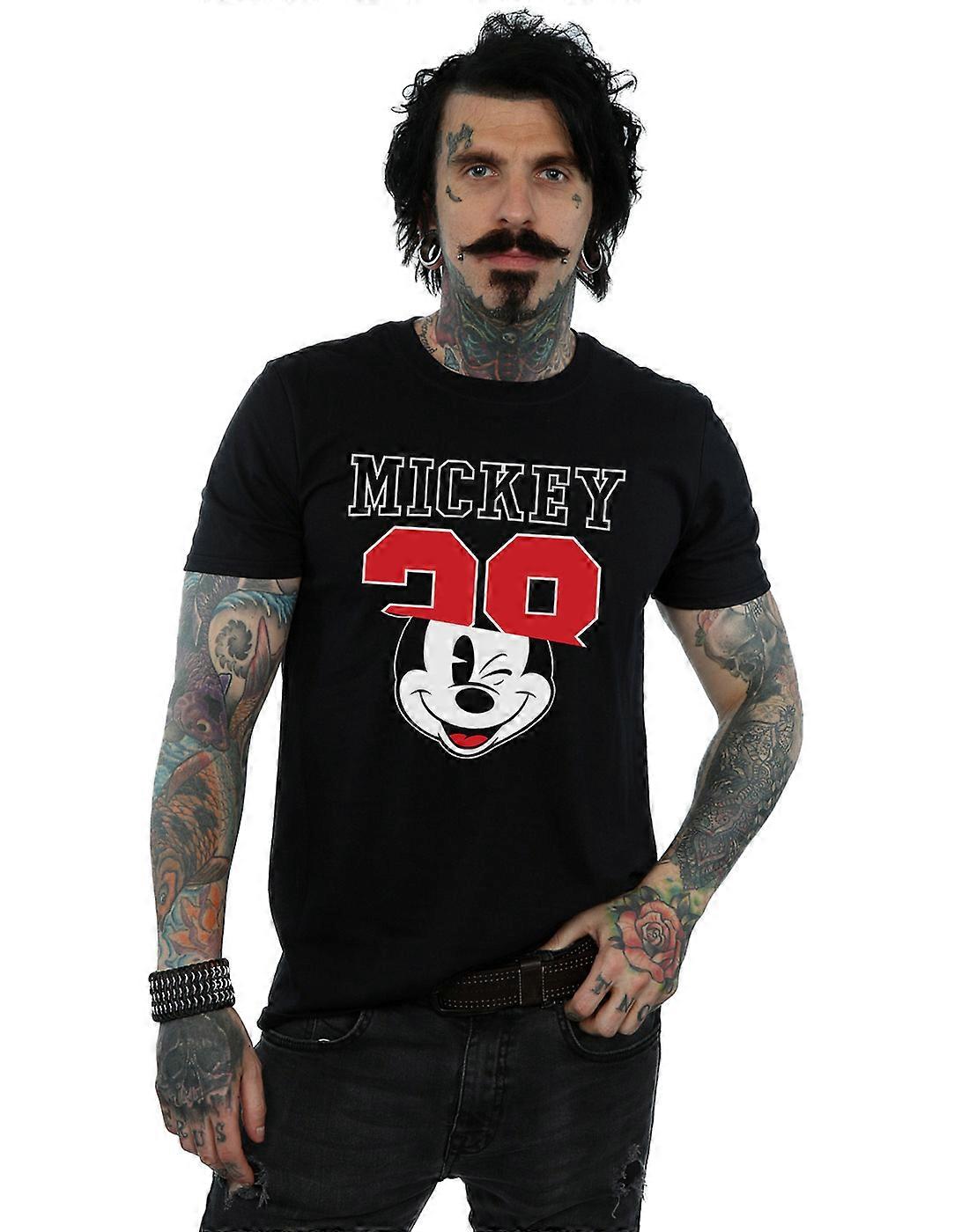 Disney Men's Mickey Mouse Split 28 Tişört