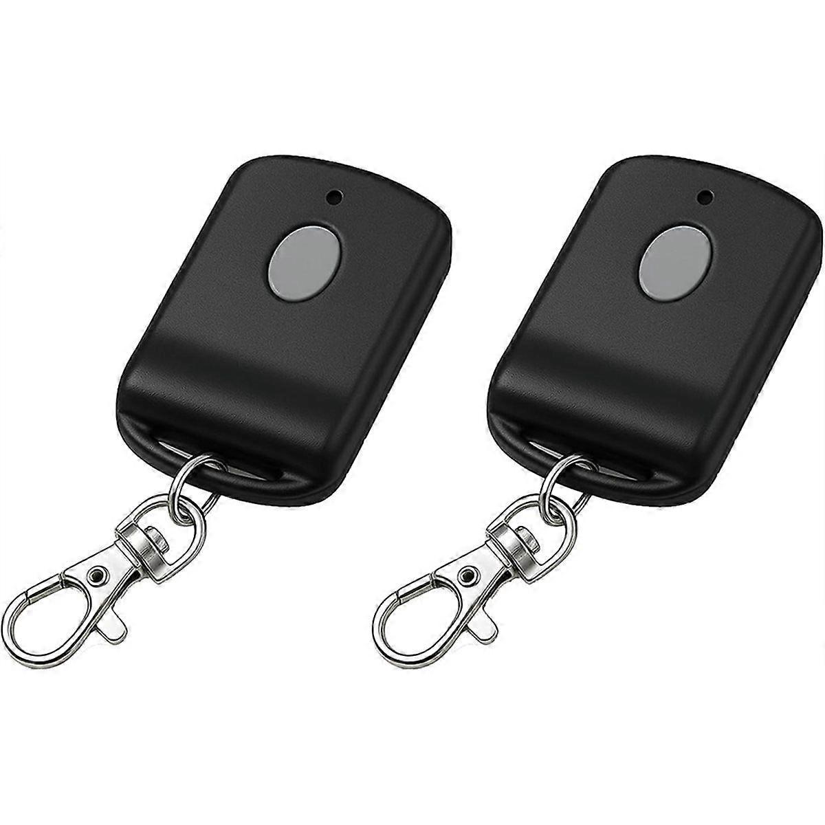 2-Pack 300MHz 10 Dip Switch for Multicode Garage Gate Door Opener Remote Control, Replacement for 3