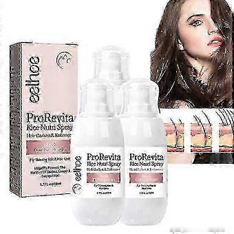 3x Zephta Hair Regrowth ProRevita Rice Nutri Spray, Hair Helper Spray for Thinning Hair Hair Loss, Rice Water Spray for Hair Growth