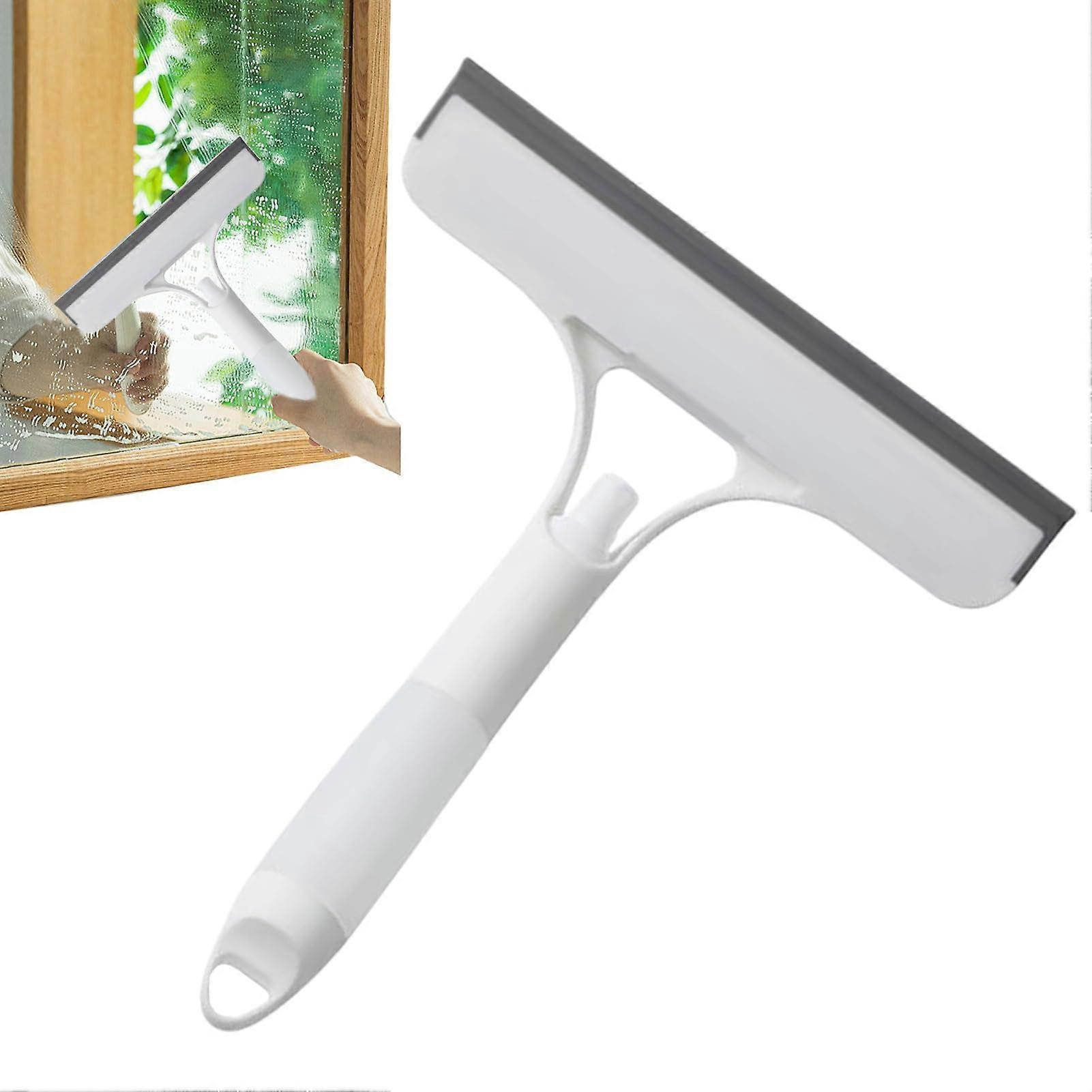 Window Cleaning Squeegee with Integrated Spray, Ergonomic Grip for Streak MultiSurface Use