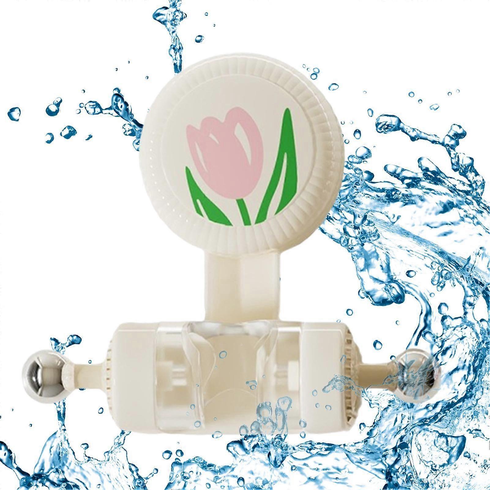 Adjustable Suction Shower Head Holder with Strong Grip, Waterproof Bracket Mount for Bathroom Tiles White