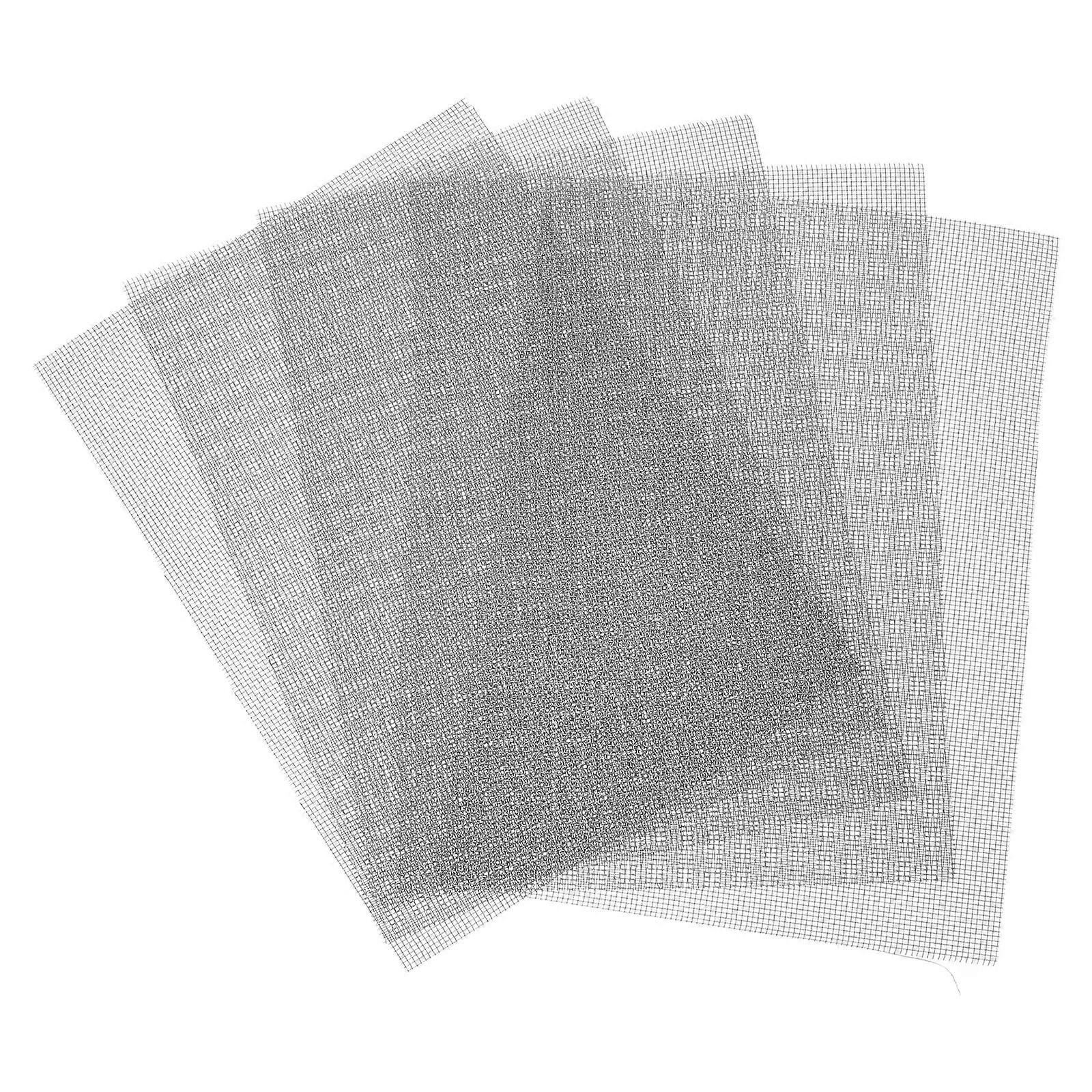 5 Sheets Screen Mesh Stainless Steel Mesh Cage Mesh Screen Window Mesh Screen