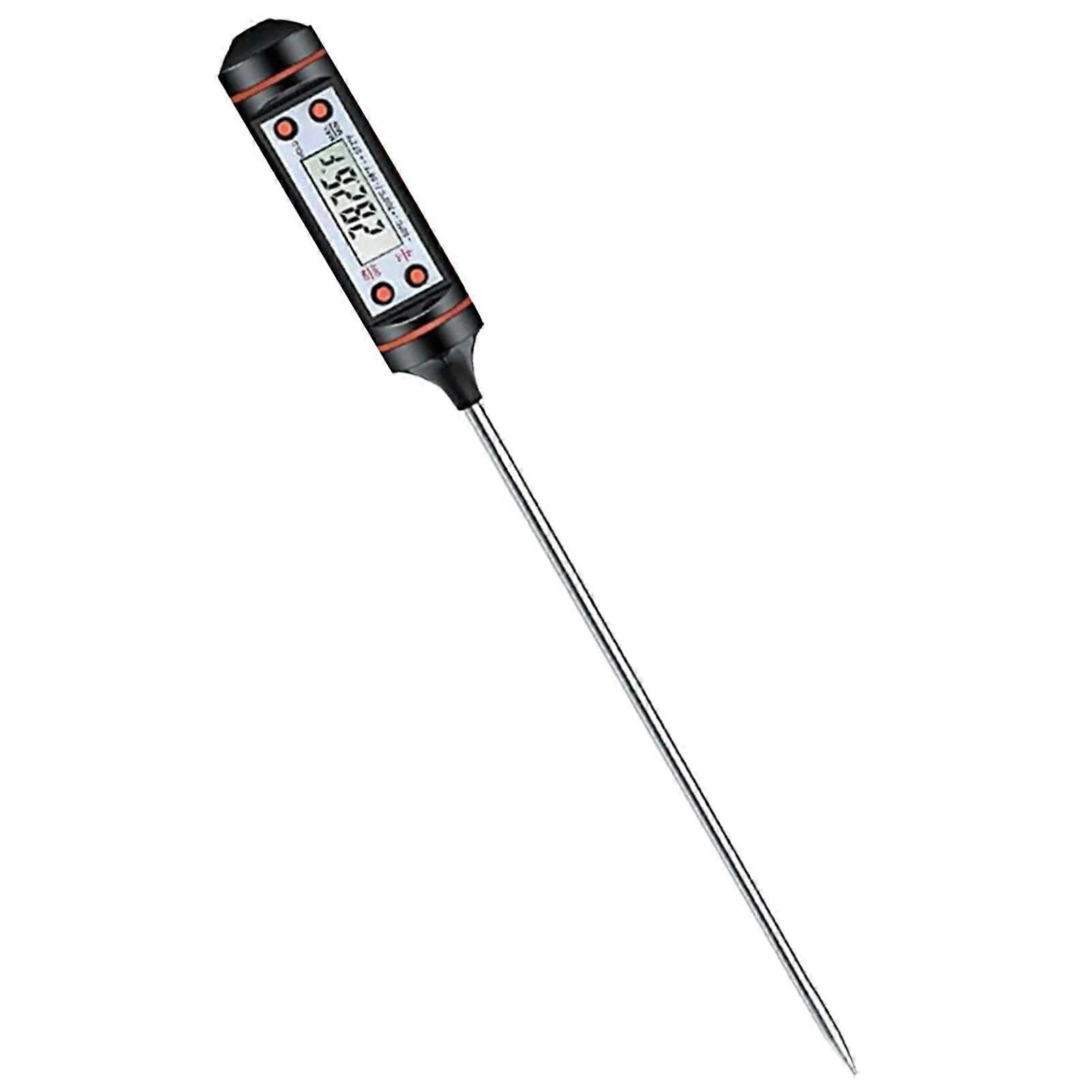 Meat Thermometer Instant Read Waterproof Digital Cooking Thermometer with Long Probe and Backlit Display