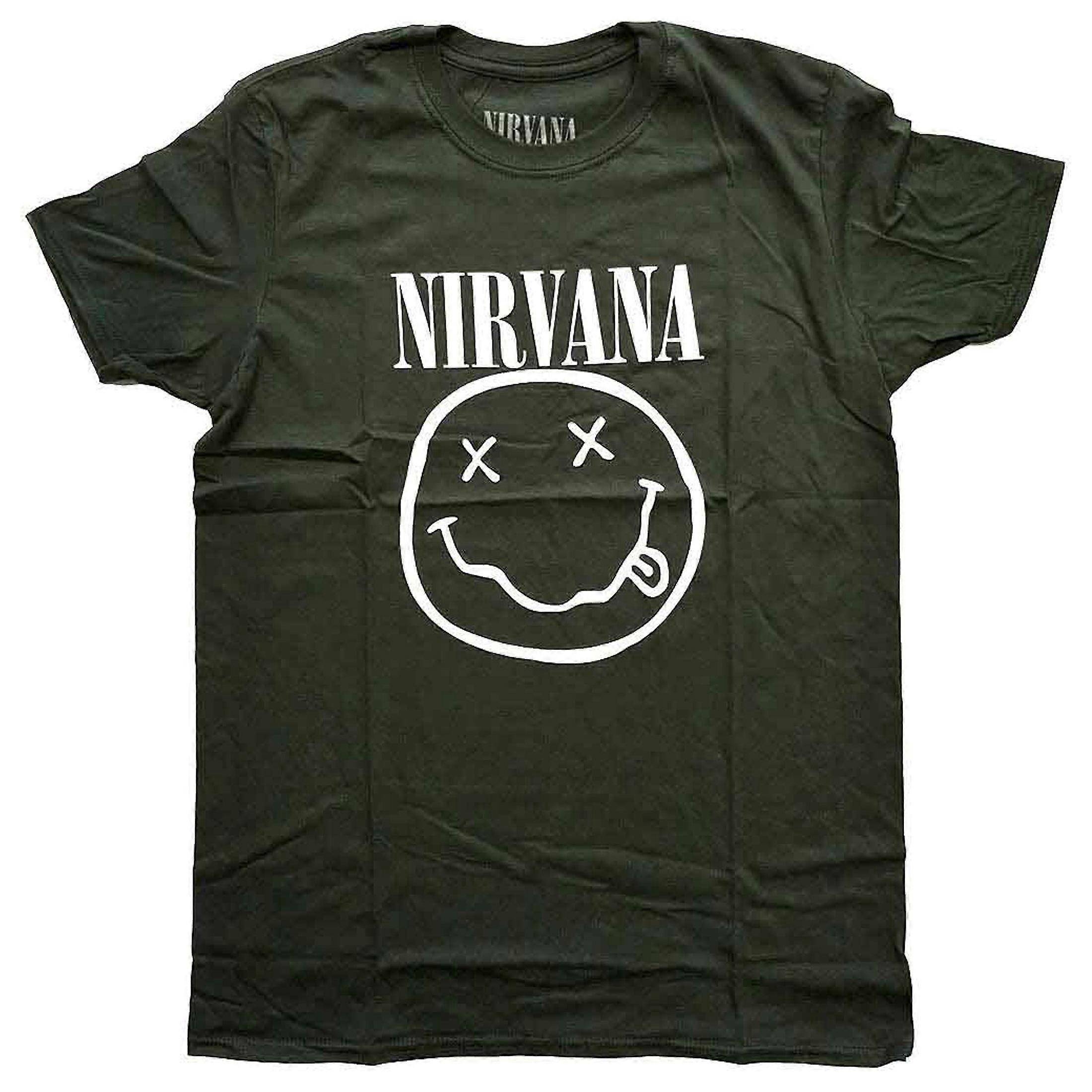 Nirvana White Grunge Smile T Shirt