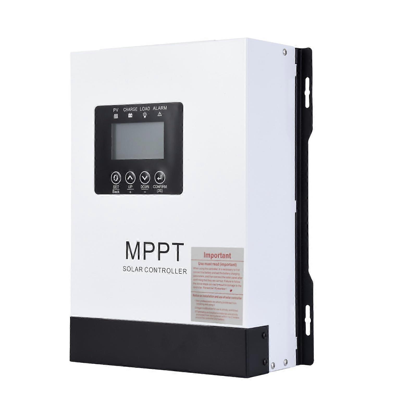 120A MPPT Solar Charge Controller 12V96V  Efficiency LCD Regulator for Off Grid Systems