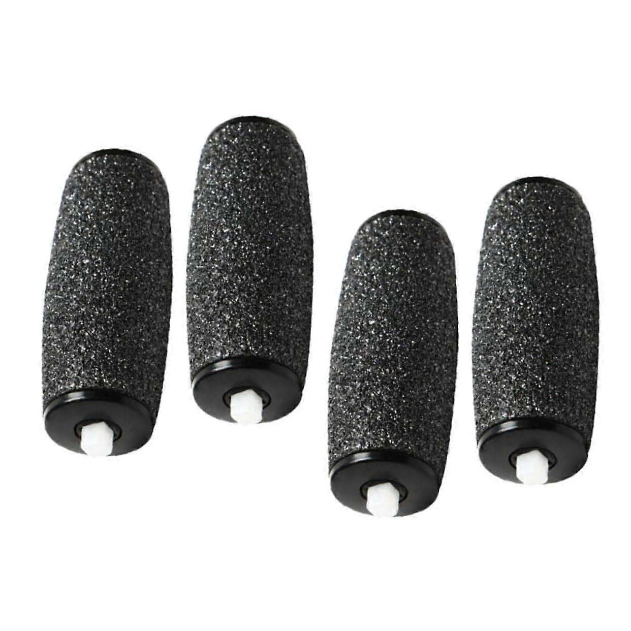 Electronic Foot File Replacement Heads Extra Coarse 4 Pack Callus Remover Refill Rollers for Hard Skin