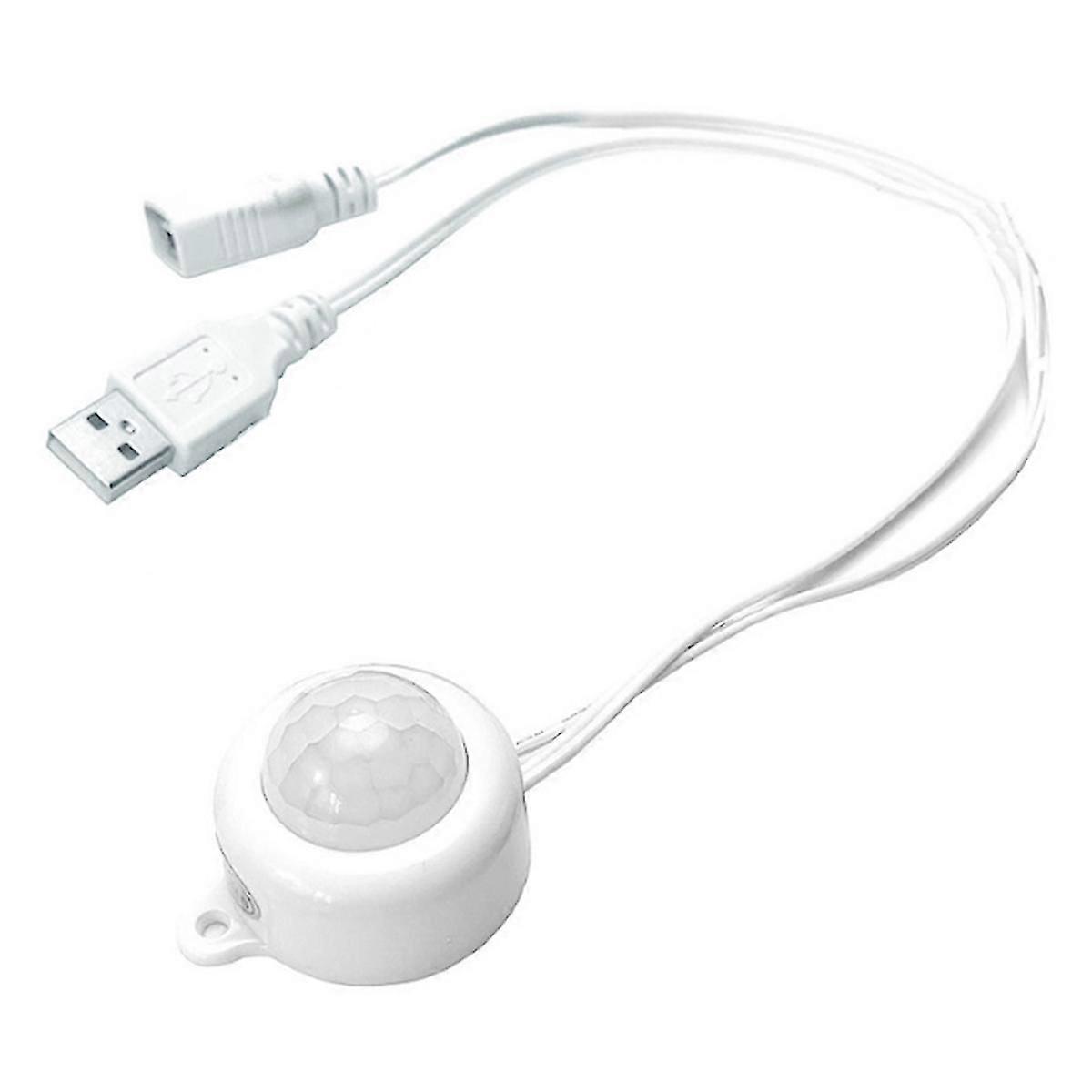 Mini LED Motion Sensor Switch, IR Activated LED Switch Controller with USB Cable compatible LED Light Stri