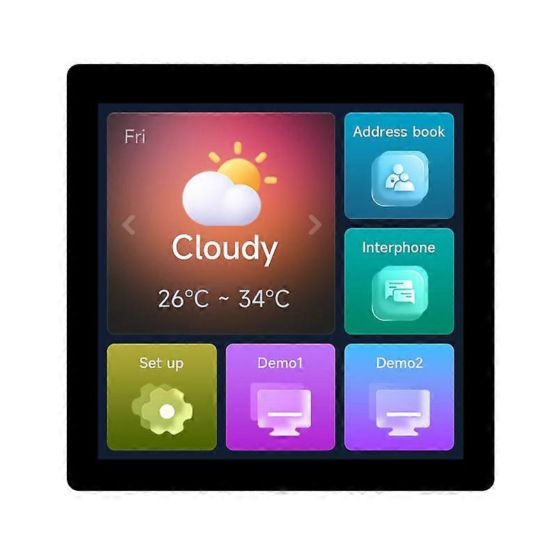 WAVESHARE RP2350 High-Performance Development Board 480 X 480 Resolution With Touch Screen