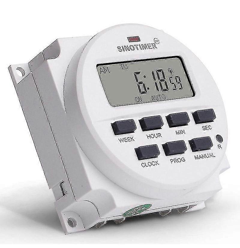 Sinotimer Tm618sh-1 1 Second Weekly Programmable Digital Timer Automatically Turn On Off Microcompu