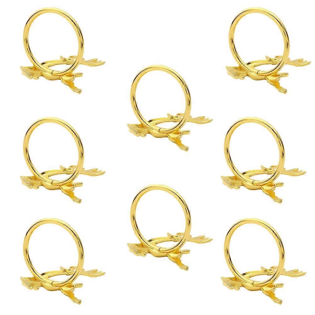 Metal Napkin Holder Featuring Deer Design for Table Use 8Pcs
