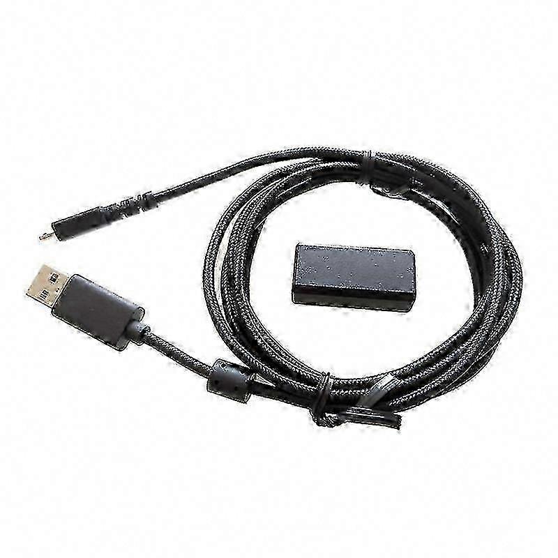 Cabo de carregamento USB trançado em nylon para mouse gamer, comprimento compatível de 25 a 26 polegadas.