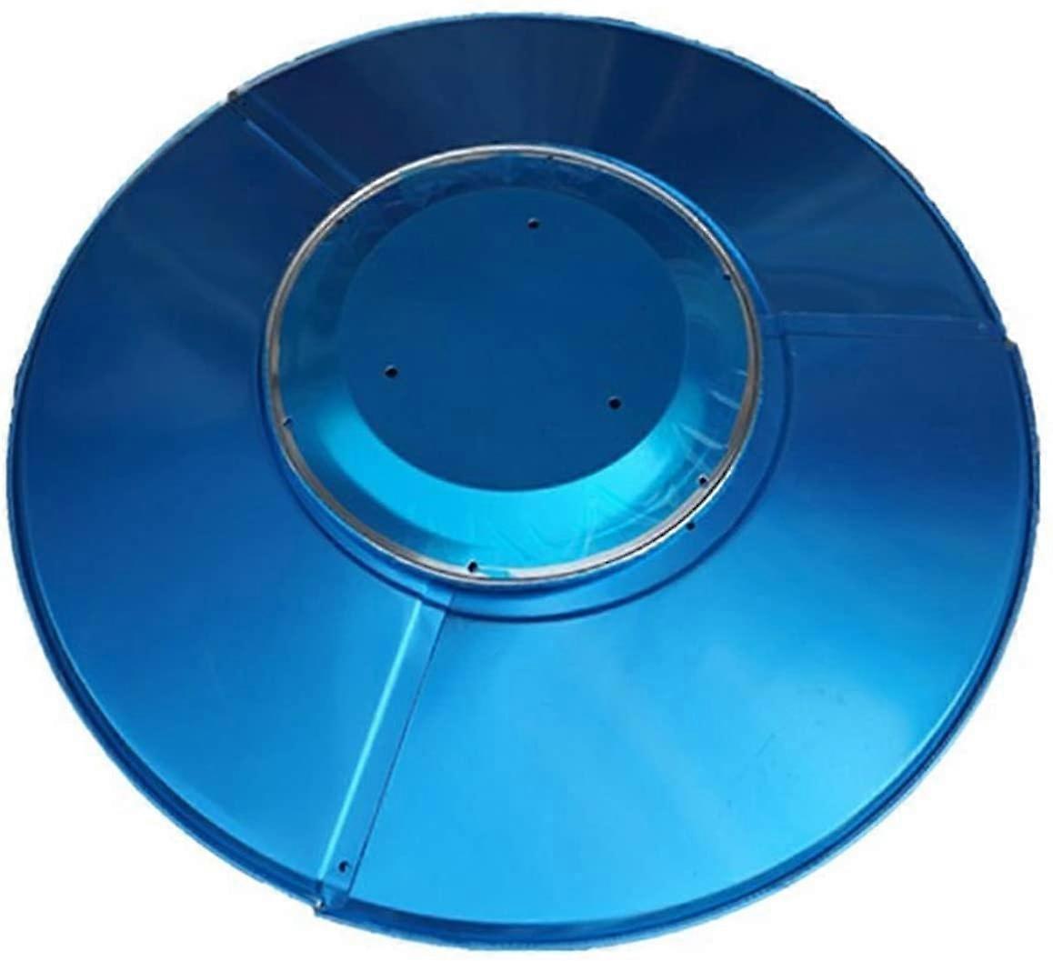 Patio Heater Reflector with 3 Hole Mount, Durable Silver Replacement Dome for Improved Heat Distribution