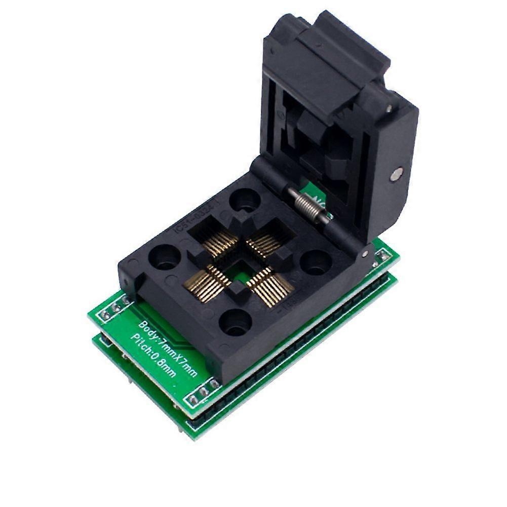 TQFP32 QFP32 to DIP32 IC Programmer Adapter Chip Test Socket Burning Seat Integrated Circuits