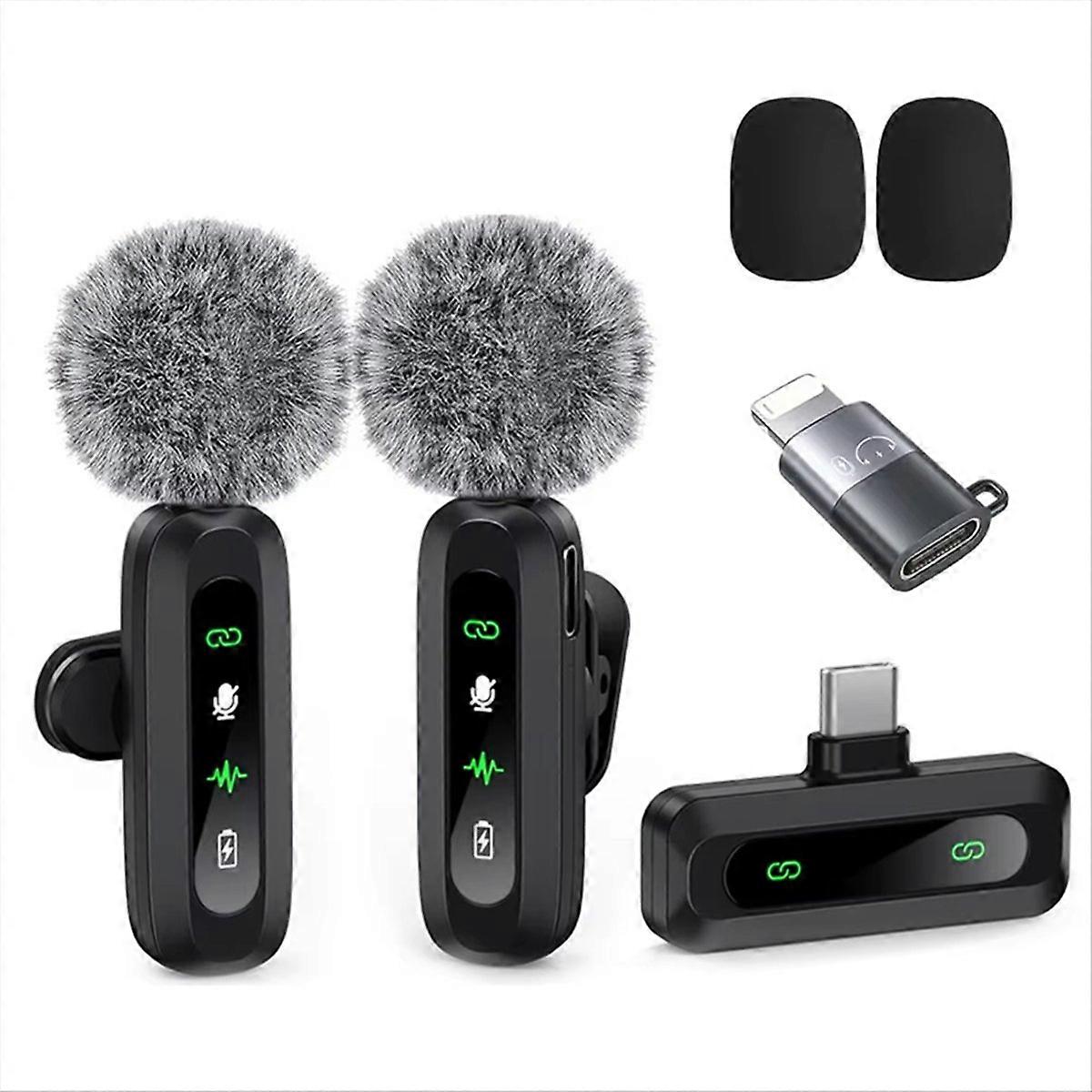 Wireless Lavalier Microphone for Android Laptop Live