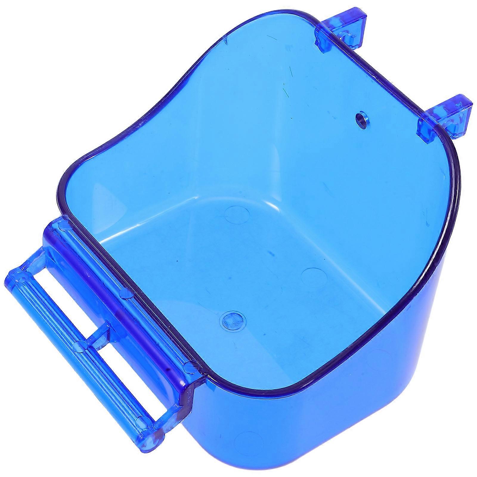 Bath Box for Cage with Wear Resistant Material Parrot Bath