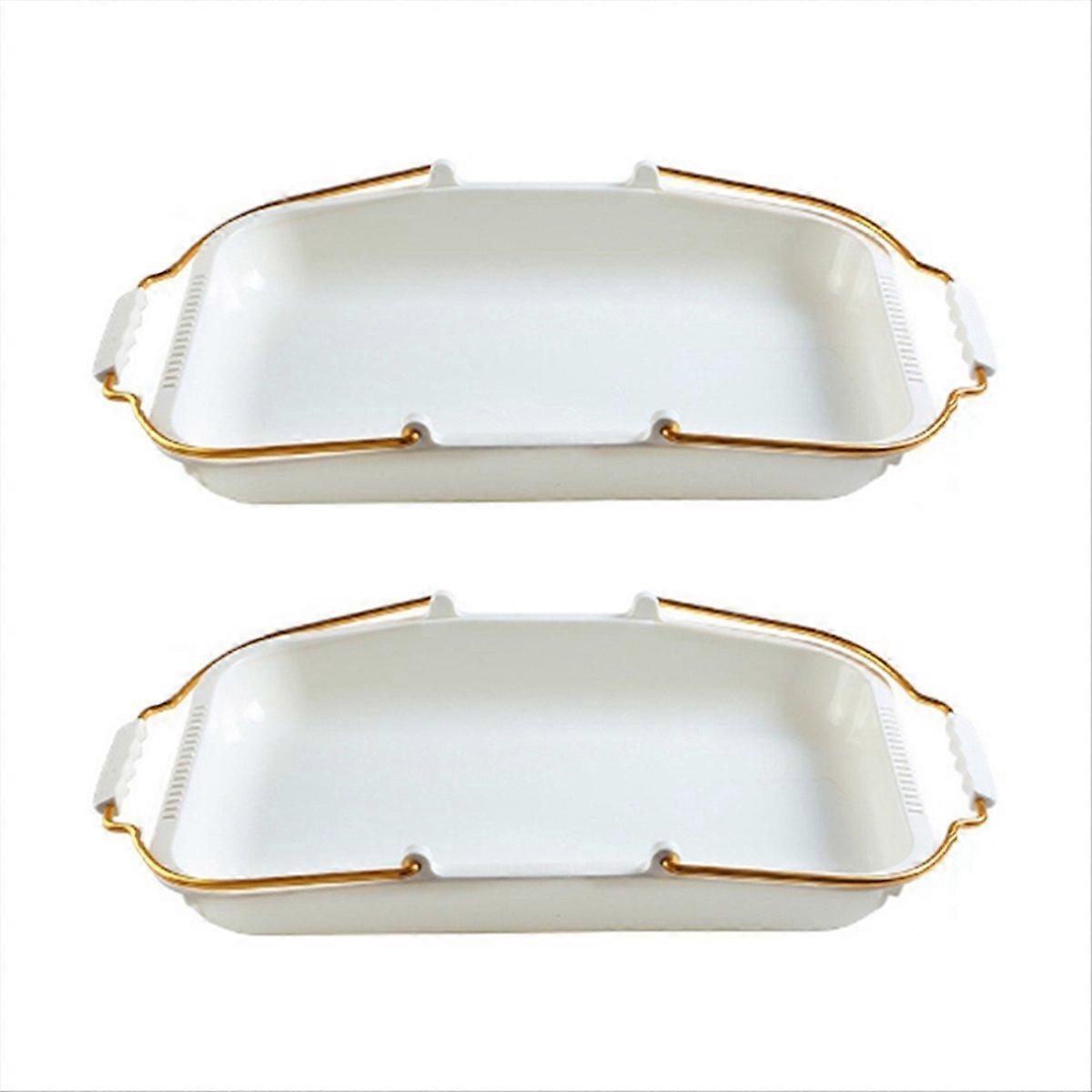 Bread Serving Trays Bakery Bread Tray 2PCS