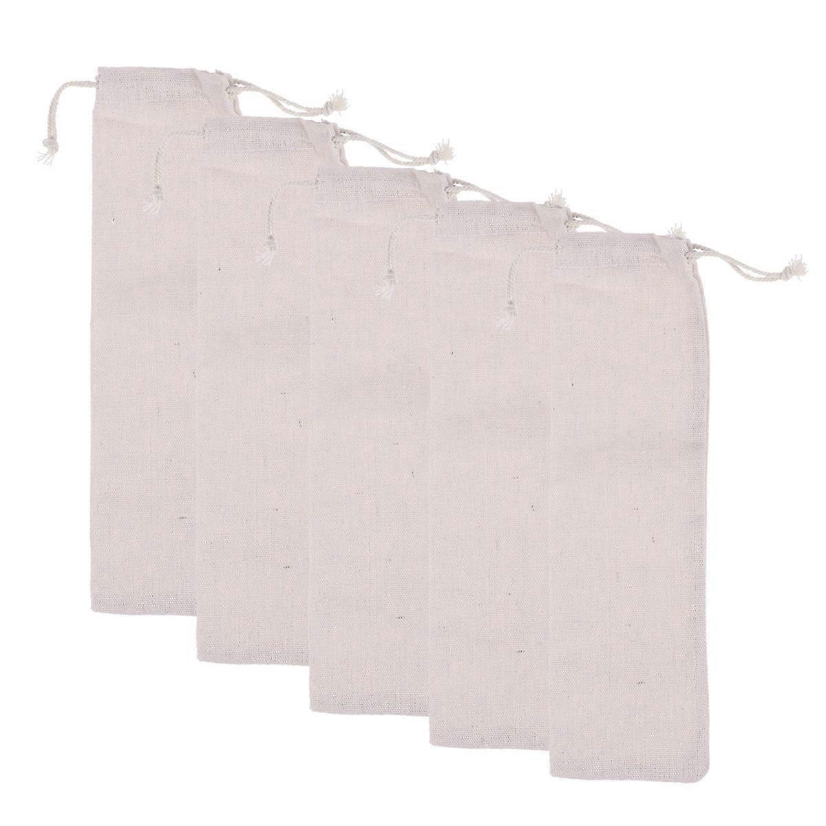 Reusable Straw Carrying Case Pouch Bag for 5 Pieces