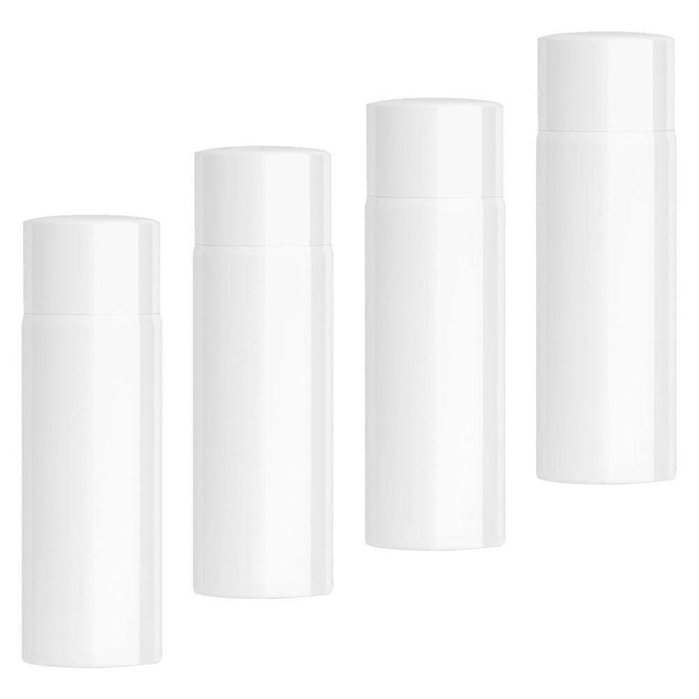 Airless Pump Bottle White Dispenser Bottle for Storage 4Pcs