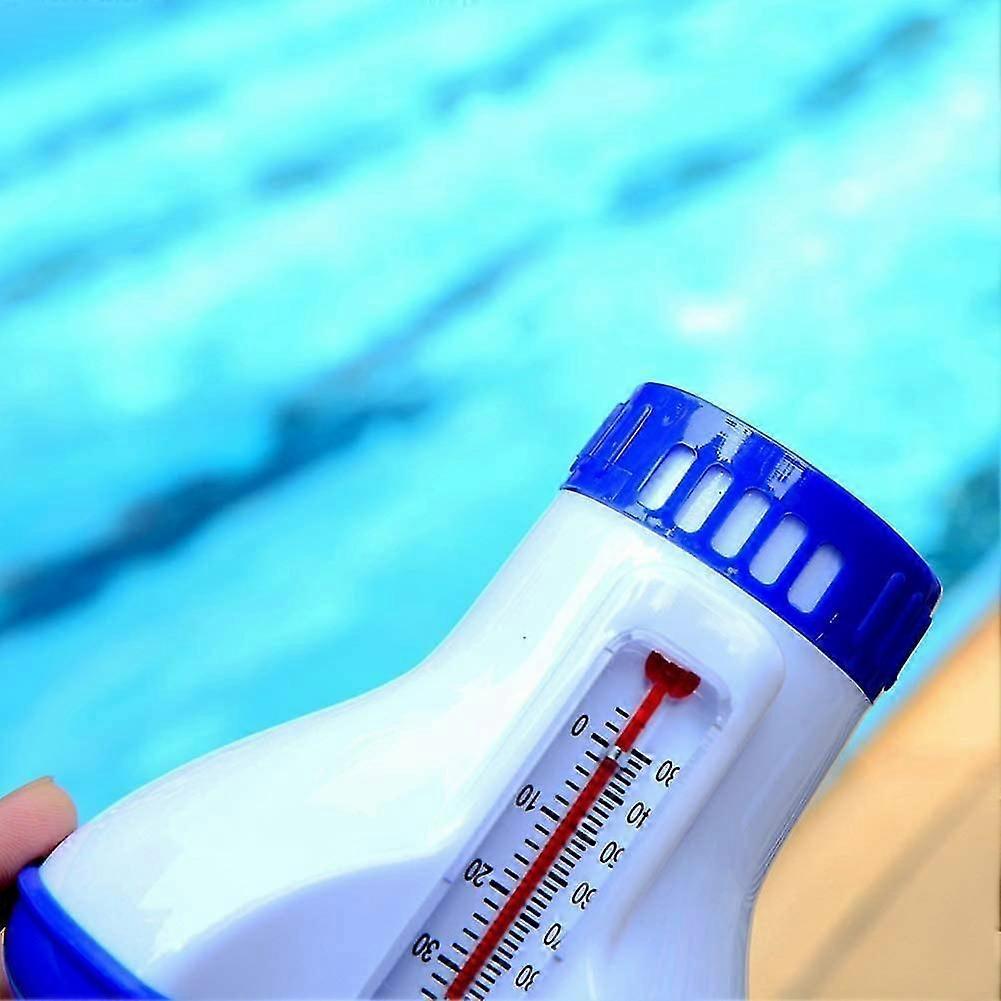 Swimming Pool Chlorine Floater with Thermometer for Tablet Diffusion