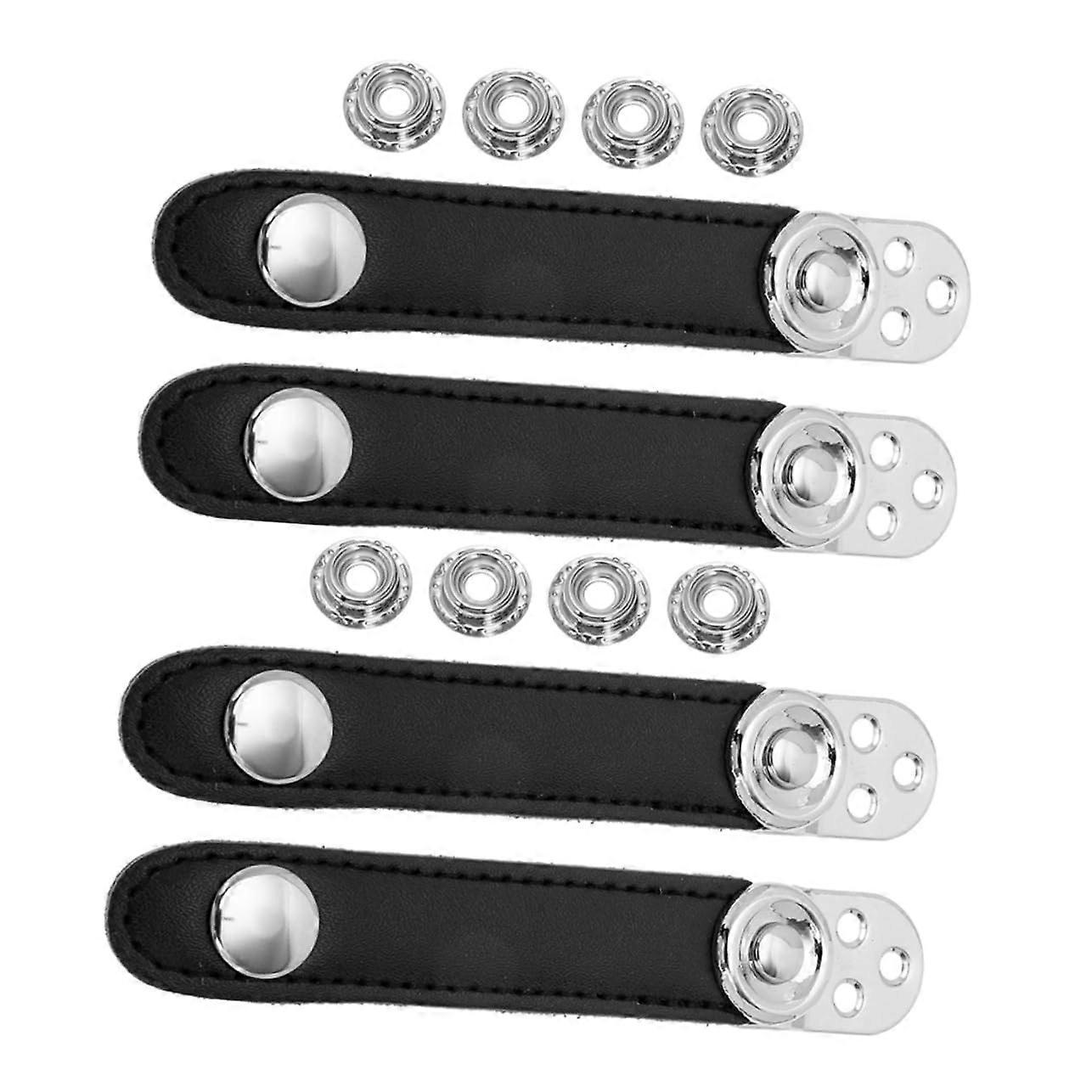 Accordion Strap Replacement Set with Adjustable Buckle, DoubleLayer Handles, Secure Bellows Support