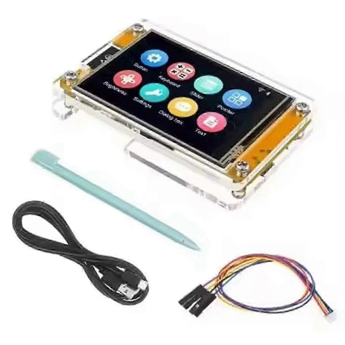 Placa de desenvolvimento ESP32 com tela de 2,8 polegadas para LVGL WIFI Bluetooth Touch WROOM, módulo LCD TFT.