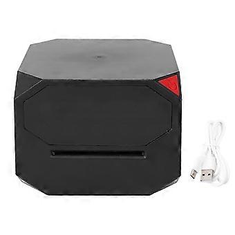 Quiet Automatic Card Shuffler with Rechargeable Battery for Family Games 360 180 Degree Deal Black Dealer Machine