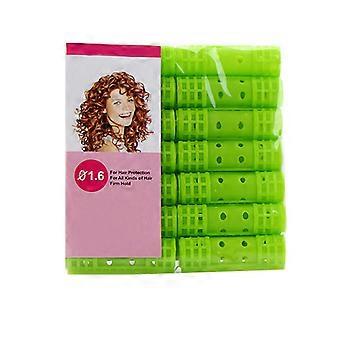 Hair Rollers Set with Self Grip Design, No Heat Curlers for Women, 6 Sizes, Fast Air Drying, Reusable Bag