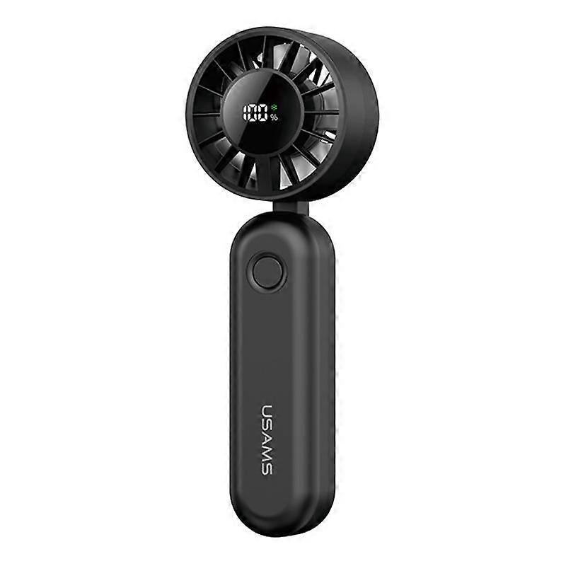 Digital Display Folding Handheld Mini Fan