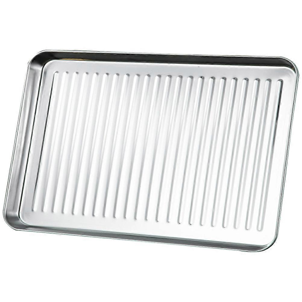 Stainless Steel Baking Pan for Daily Use Multi-Function Kitchen Serving Tray