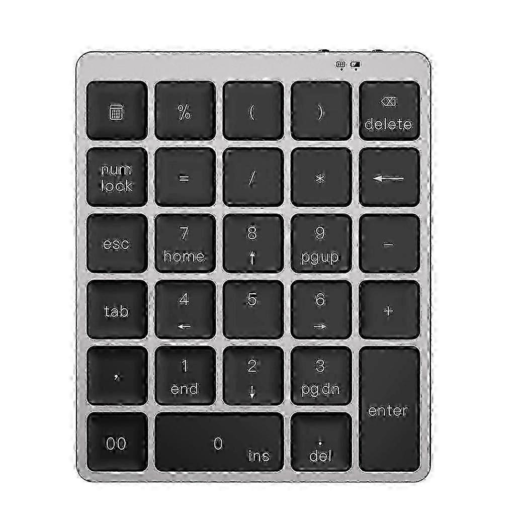 2.4GHz Wireless Numeric Keypad - 28 Keys Small Size Digital Keyboard