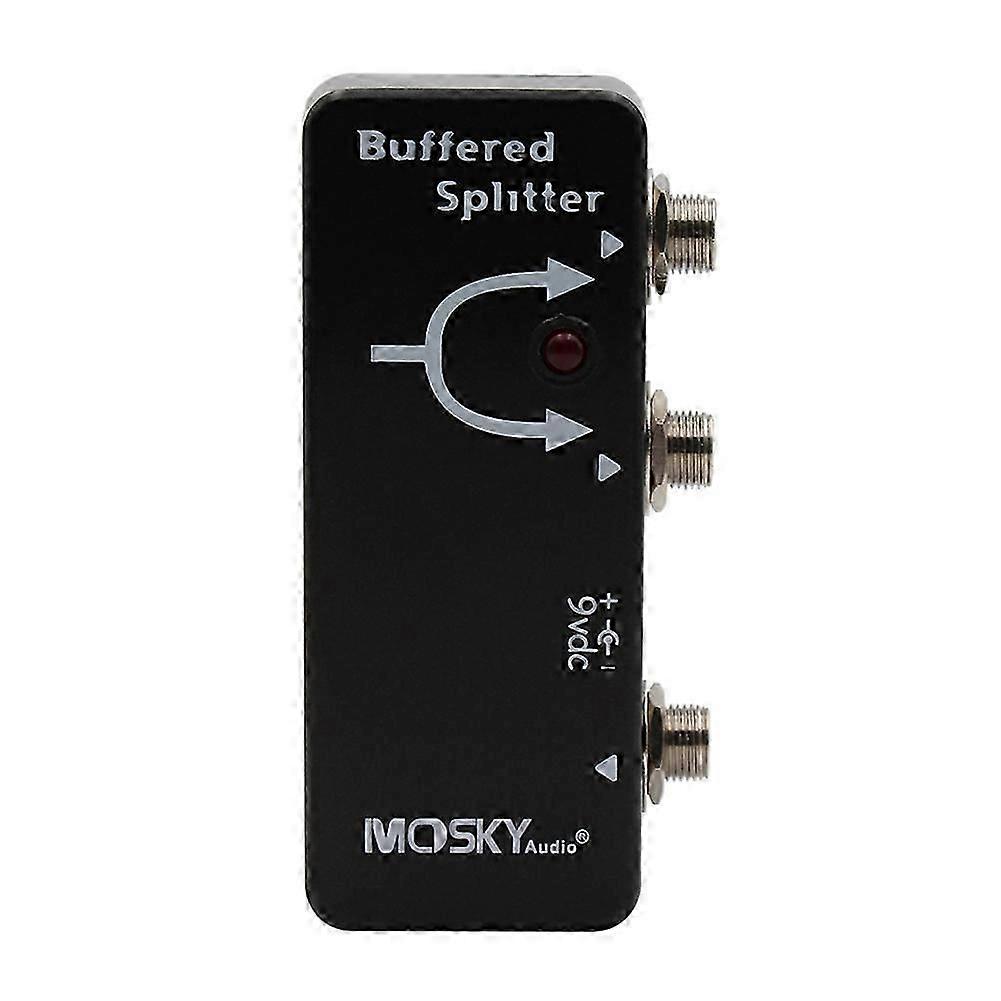 MOSKYAUDIO One Input and Two Outputs Buffer Multi-Function Splitter Electric Guitar, Electric Bass Effect