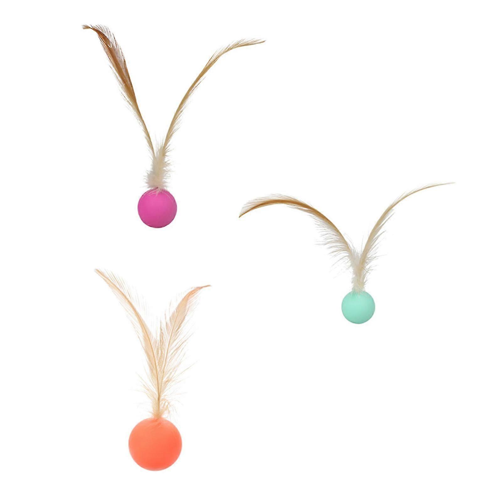 Cat Teaser 9Pcs Pet Teasing Balls for Interactive Cat Toys